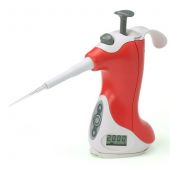 VistaLab 0.2-2µL Pipette, Ovation, Quick-Set (QS), Red, 1/BX