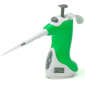 VistaLab 10-100µL Pipette, Ovation, Quick-Set (QS), Green, 1/BX