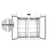 Biological Incubator - 66 series (66" wide - Double door chamber), with (4) tiers of horizontal LED lighted shelving (120 µmoles/m2/s of light irradiance measured 6" from LEDs, standard dimmable from 5%-100% in 1% increments) Temp Range: Lights on:  4C-44