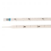 Celltreat® 5mL serological pipettes. Individually wrapped; sterile; non-pyrogenic, RNase & DNase free; 1/10mL graduations; colour code blue; 50/bag - 200/case.