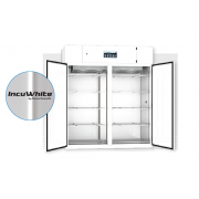 Biological Incubator - 66 series (66" wide - Double door chamber), with (4) tiers of horizontal LED lighted shelving (120 µmoles/m2/s of light irradiance measured 6" from LEDs, standard dimmable from 5%-100% in 1% increments) Temp Range: Lights on:  4C-44