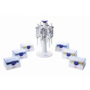 Eppendorf Reference® 2, 6-pack with Pipette Carousel 2. 0.1 – 2.5 µL, 0.5 – 10 µL, 2 – 20 µL (yellow), 10 – 100 µL, 20 – 200 µL, 100 – 1,000 µL, variable volume incl. Pipette Carousel 2, 6x epT.I.P.S.® Box 2.0 (x 96 pipette tips) and ballpoint pen