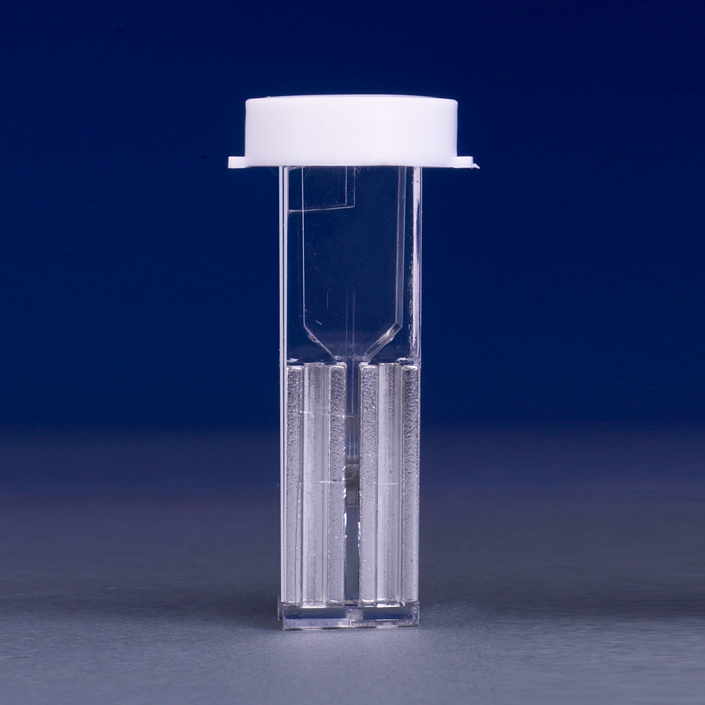 Electroporation cuvette, 0.1 cm gap width, sterilized, 50 per pack